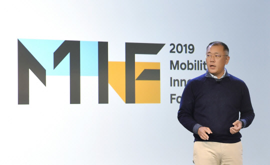 정의선 현대자동차그룹 수석부회장. <현대자동차그룹 제공>